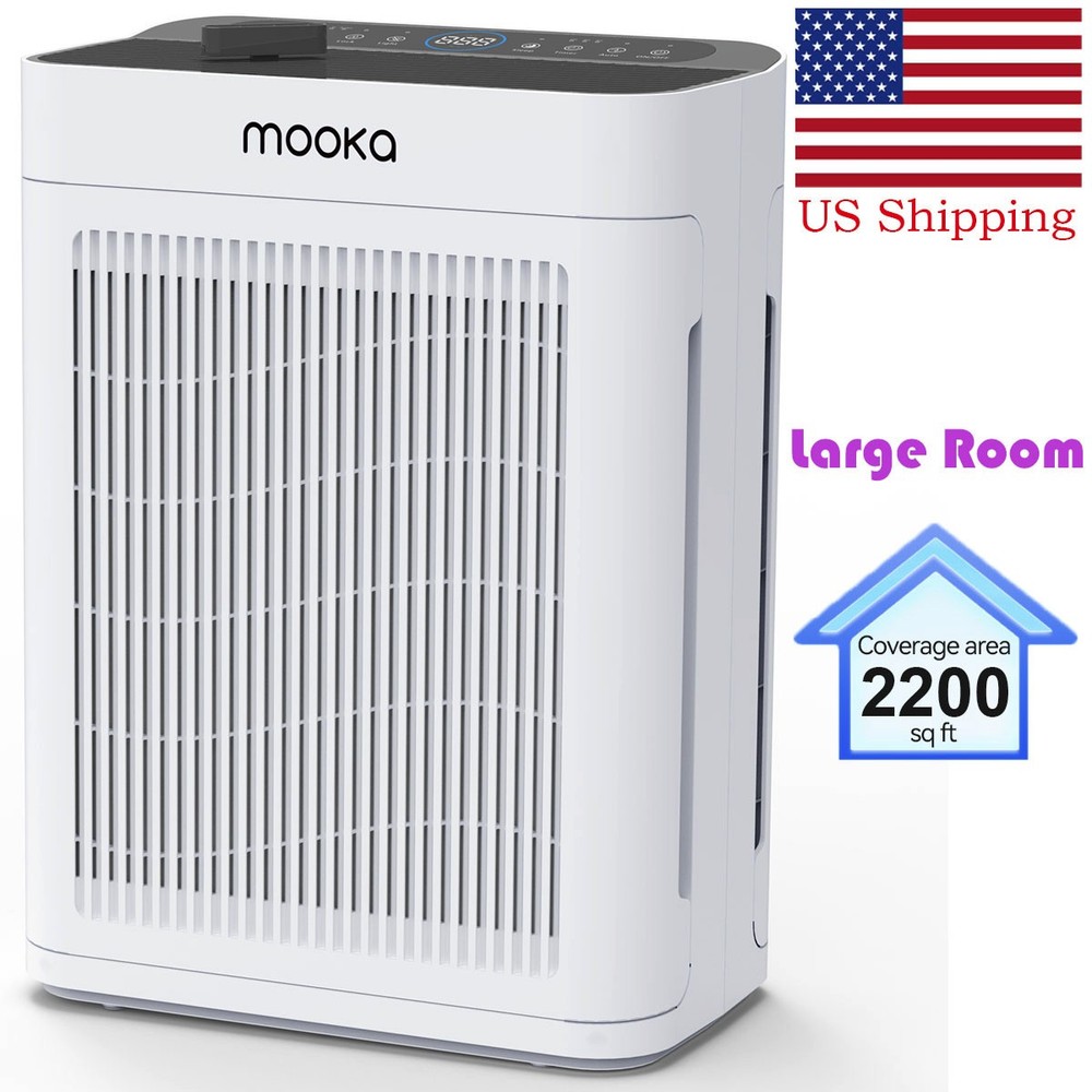 Home True HEPA Air Purifier Large Room Air Cleaner for Allergies Smoker Pet Dust