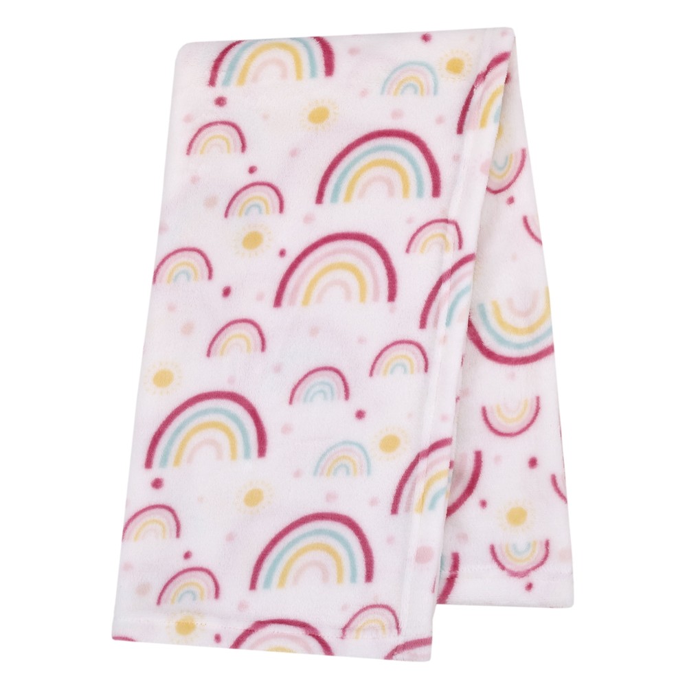Parent's Choice Plush  Blanket, Rainbows, 30