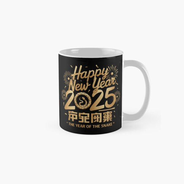 Happy new year 2025 Snake Chinese  Classic Mug , Gift For Family