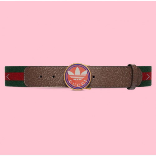 adidas x Gucci Trefoil Belt - Brown Red Green - Brand New Unworn