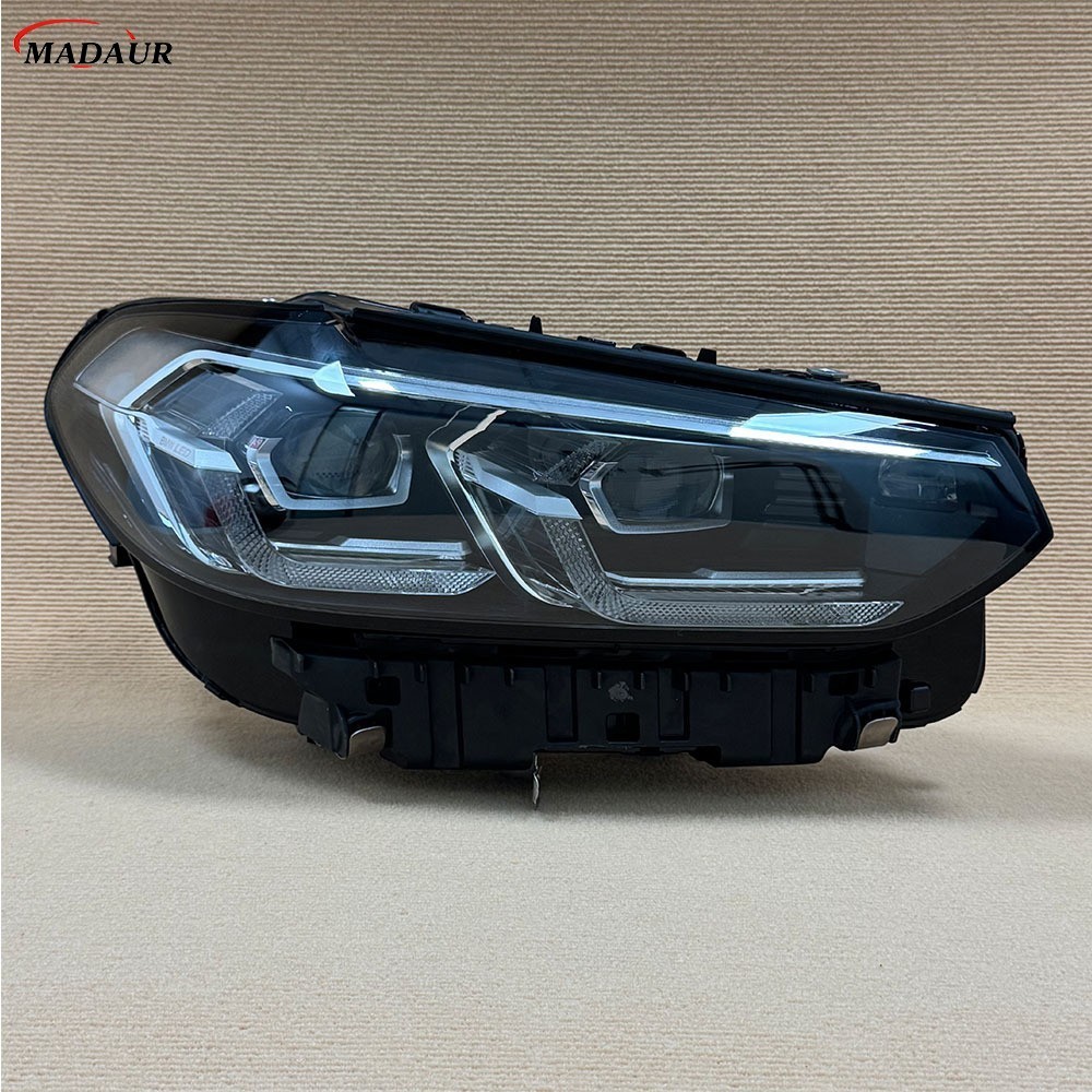 2022-23 BMW G01 G02 X3 X4 LED Headlight Right Passenger Side Headlamp Chrome OEM