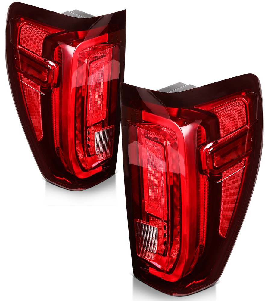 Pair Full LED Tail Light Assembly For 2023-2019 GMC Sierra 1500 Right+Left Side
