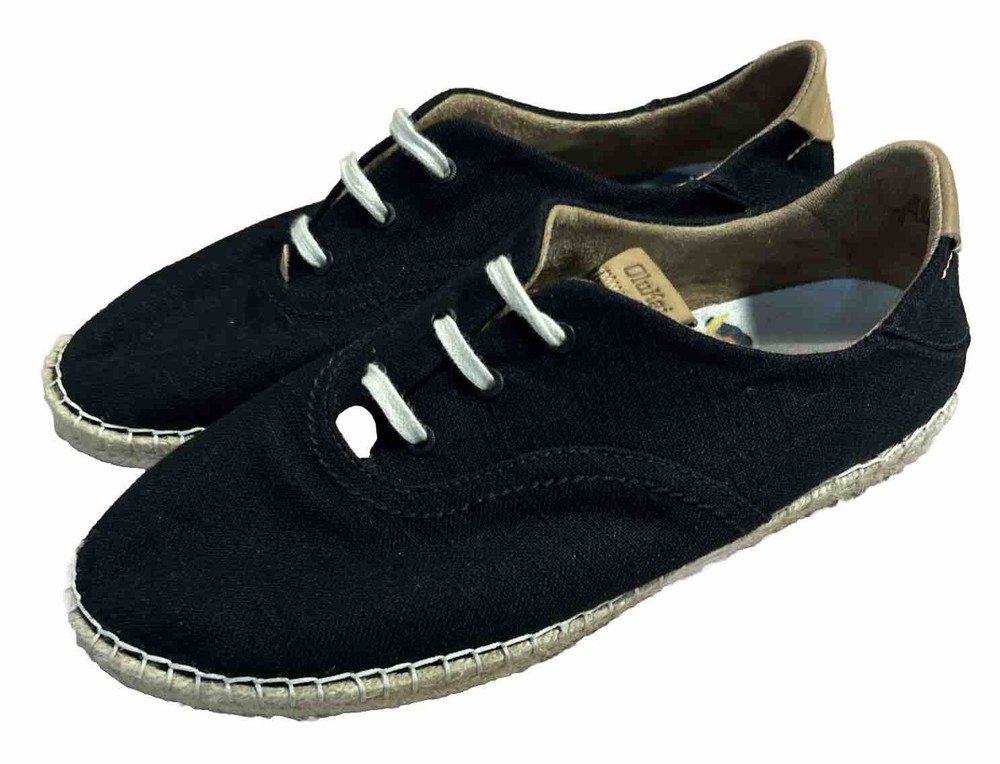 Olukai Kaula Pa A Li Womens Espadrille Beach Shoes Sz 10 EU 40 Black