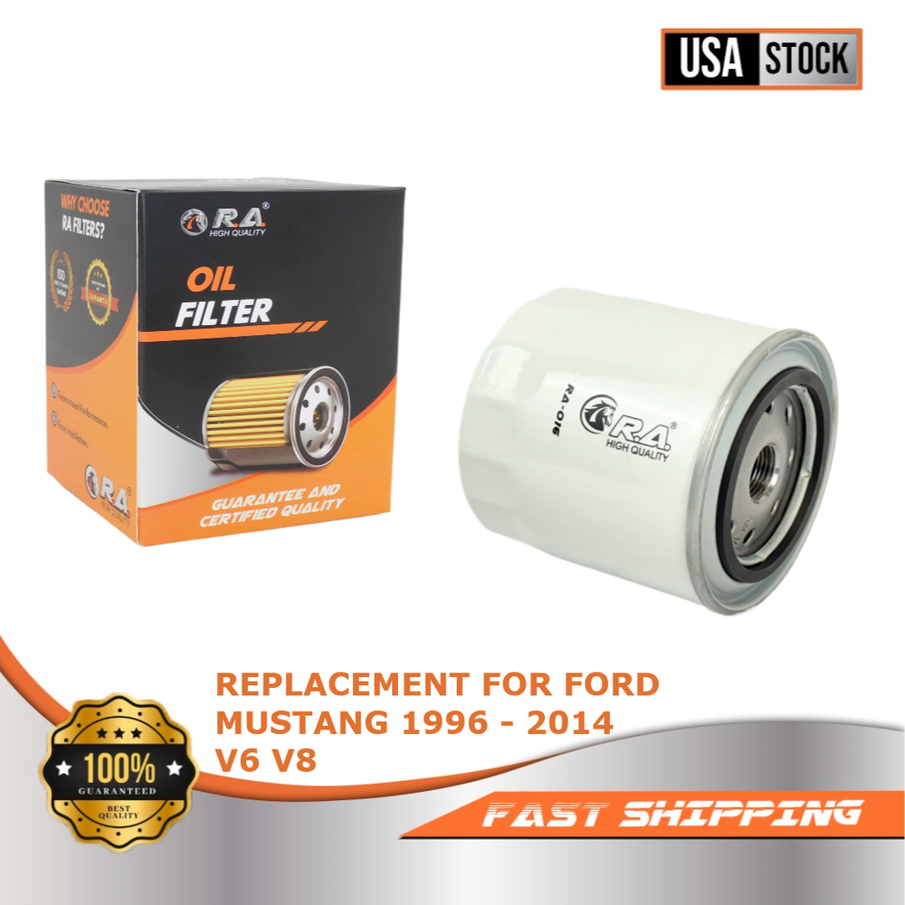 High Performance Spin-On Oil Filter for 1996-2014 Ford Mustang V6 V8