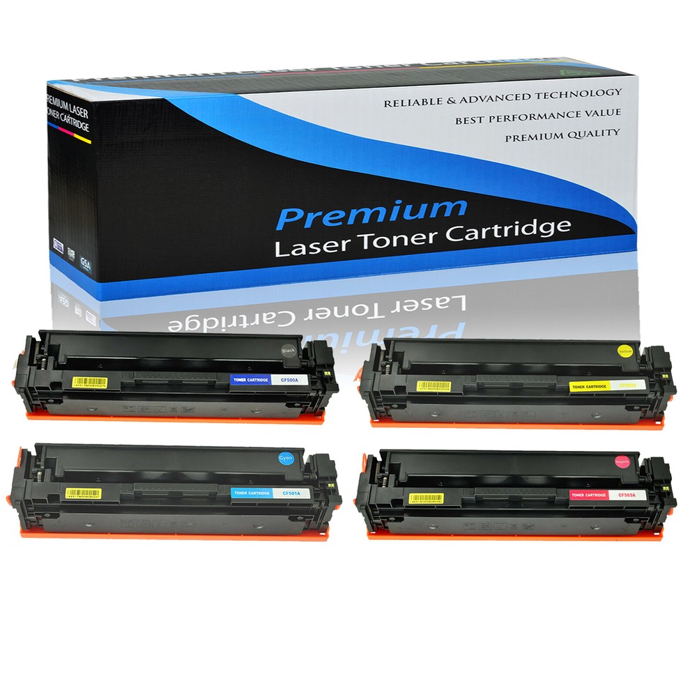 4 Set CF500A-503A Toner BK/C/M/Y Color for HP LaserJet Pro MFP M281fdw M281cdw