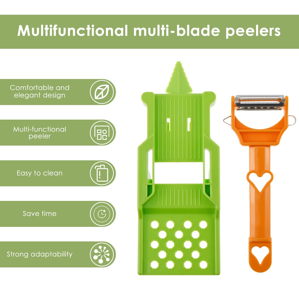 Multi Peeler Ergonomic Multi Fruit Peeler Comfortable Multi Potato Peeler♔