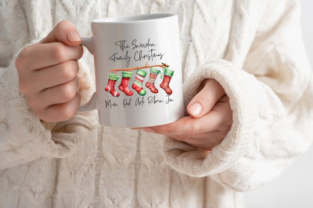 Personalised Christmas Mug Christmas Eve Box Gift Personalised Mugs Christmas