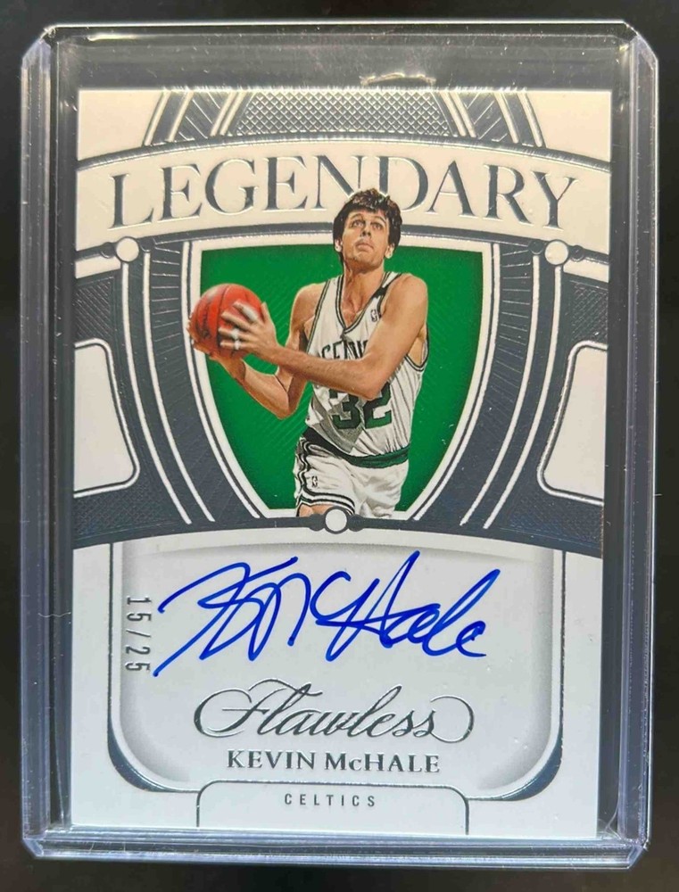 2023-24 Flawless Kevin McHale Legendary Scripts Auto #/25 Celtics