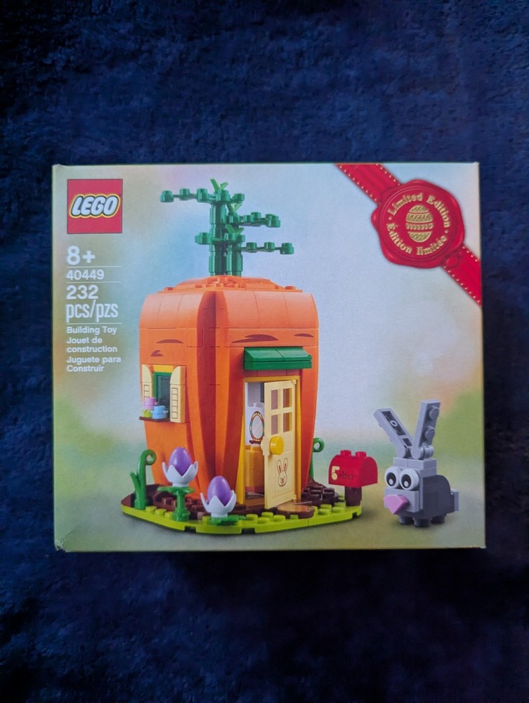 LEGO Seasonal: Easter Bunny’S Carrot House (40449) New Sealed