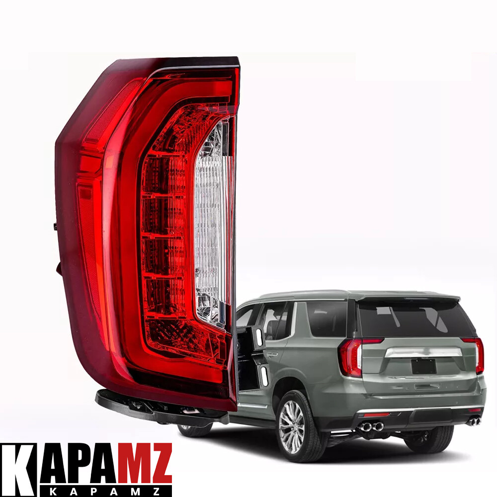 Left Driver Tail Lights Assembly For 2021-24 GMC Yukon FULL LED Rear Brake Lamps
