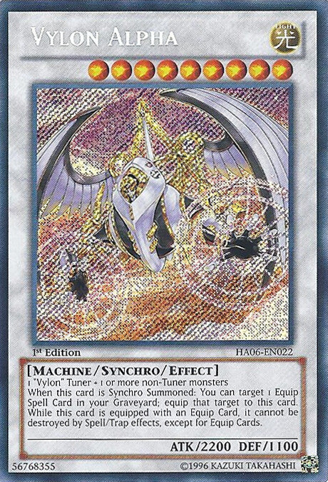 Vylon Alpha HA06-EN022 1st Edition Secret Rare Near Mint Yugioh Card