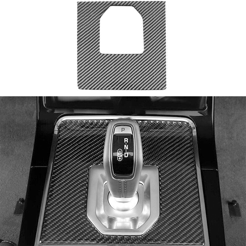 Real Carbon Fiber Center Console Gear Shift Frame For Range Rover Evoque S 20-23