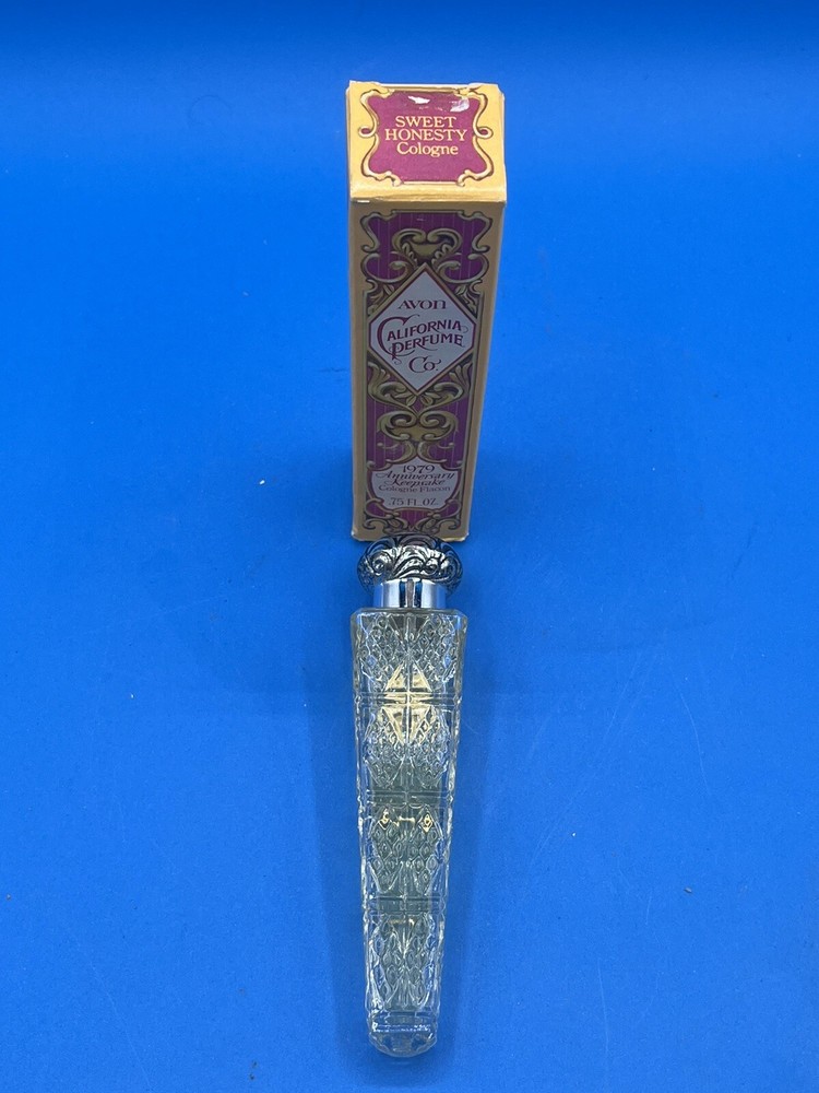 VTG Avon California Perfume 1979 Anniversary Keepsake Cologne “Sweet Honesty”