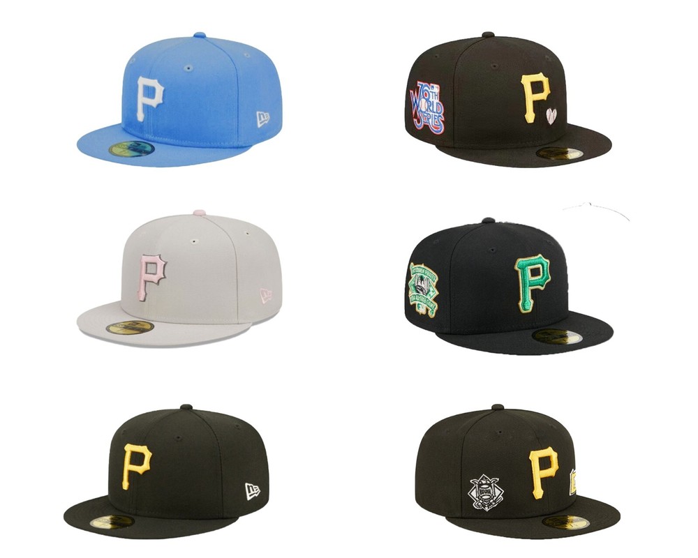 New MLB Pittsburgh Pirates New Era Men's Baseball Cap 59FIFTY Fitted Cap