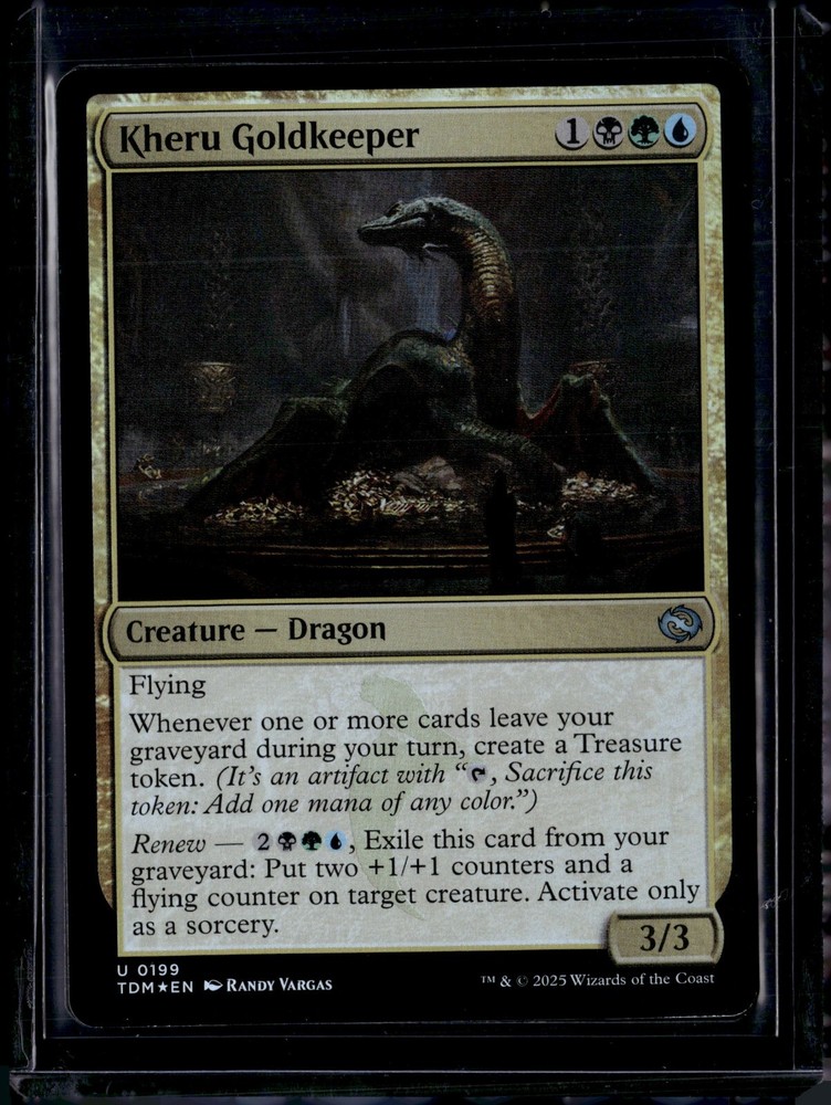 Kheru Goldkeeper - 199 - Foil - TDM - NM - MTG Magic the Gathering