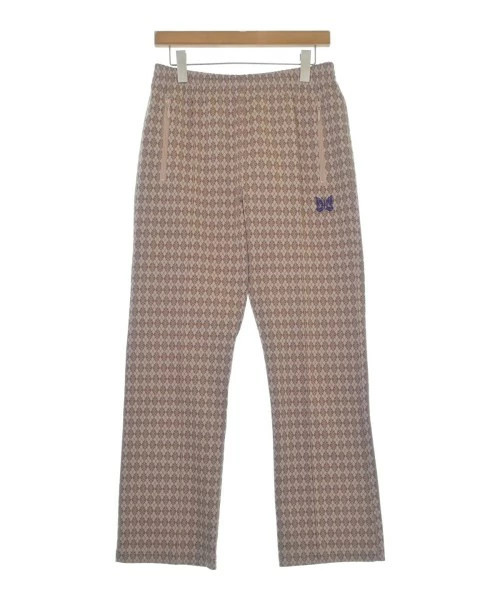 Needles Needles sweatpants men's S pink beige x brown (all over pattern) [Used]