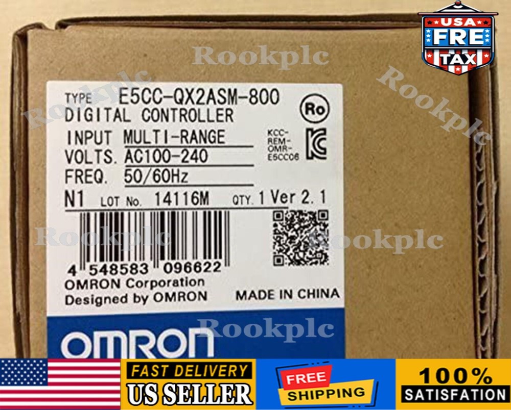 1PC New Omron E5CC-QX2ASM-800 Temperature Controller In Box US Free TAX