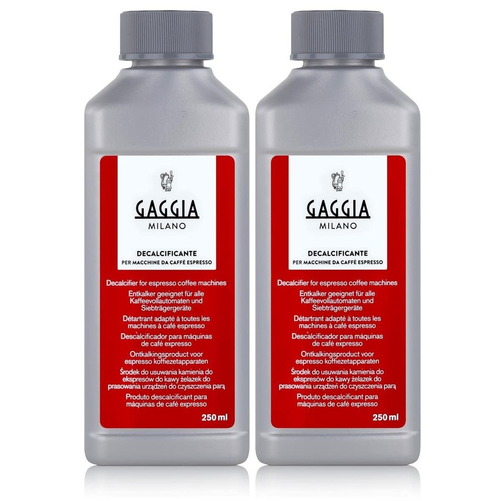 Gaggia Decalcifier Descaler Solution 250ml (2 Bottles)