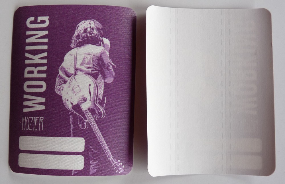 Hozier Concert Tour Purple Working Backstage Pass D21