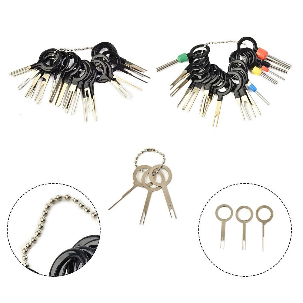 41*Wire Terminal Removal Tools Car Electrical Wiring Crimp Connector Pin Kits