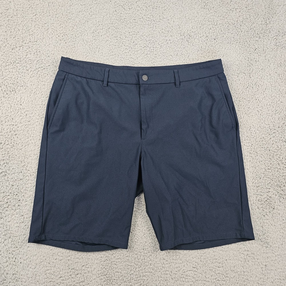 Johnnie O Shorts Mens 36 Navy Prep Formance Golf Performance Chino 9