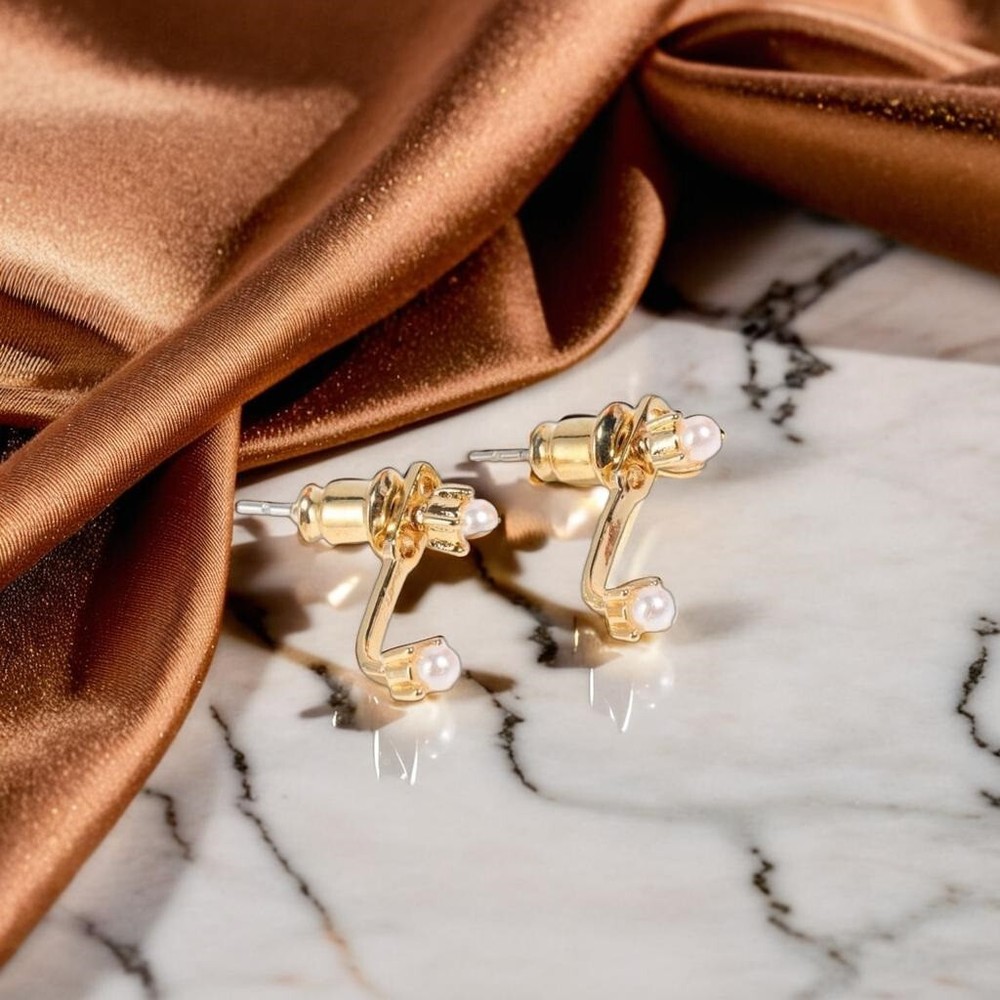 Personalised Gold Earrings, Birthstone Crystals, Minimalist Style, Fashion Style