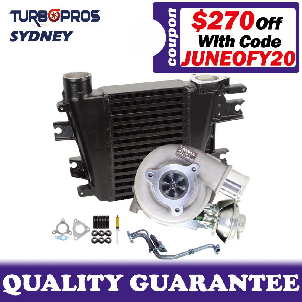 Upgrade Turbo Kit 65mm Intercooler Oil Feed Pipe Nissan Patrol GU 3.0L 2002-2006