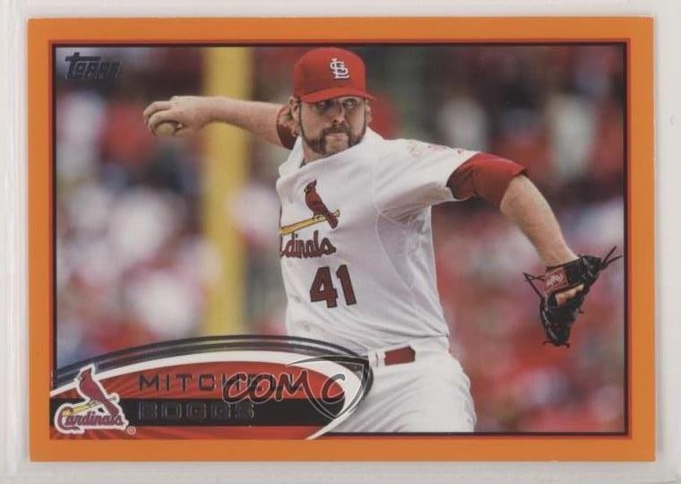 2012 Topps Update Holiday Factory Set Orange #/210 Mitchell Boggs Bonus Pack