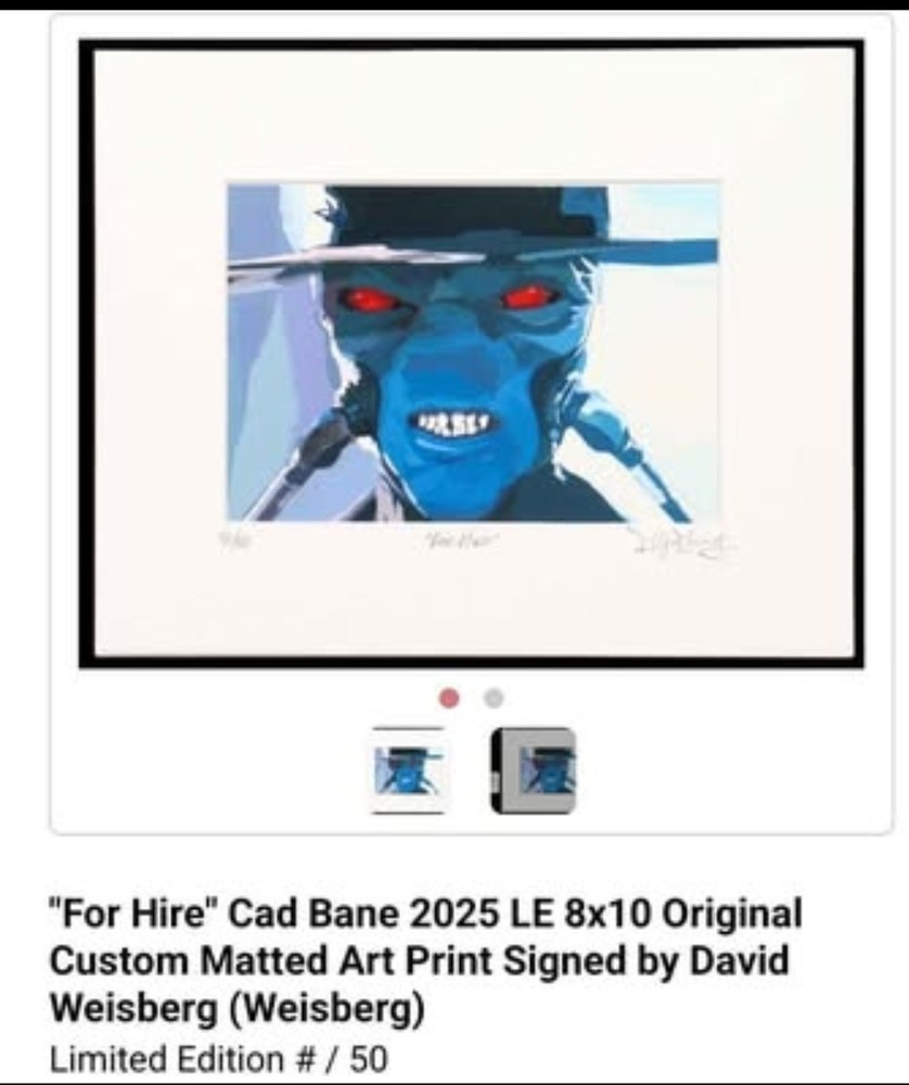 Star Wars Cad Bane Autographed 8x10 Photo Signed by David Weisburg