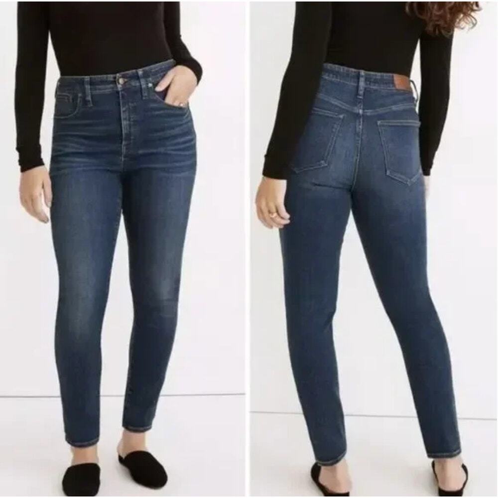 Madewell Curvy High-Rise Skinny Jeans Lanette Wash Size 27