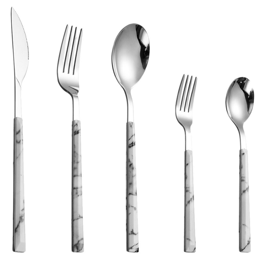 Forks Silverware Stainless Steel Cutlery Bend-resistant Home Kitchen