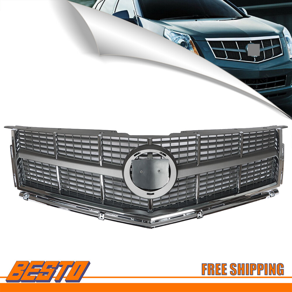 2010-2012 Cadillac SRX Chrome Honeycomb Front Upper Grille Bumper