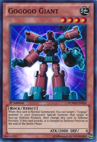 Gogogo Giant NUMH-EN020 Super Rare Unlimited Moderately Played Yugioh Card