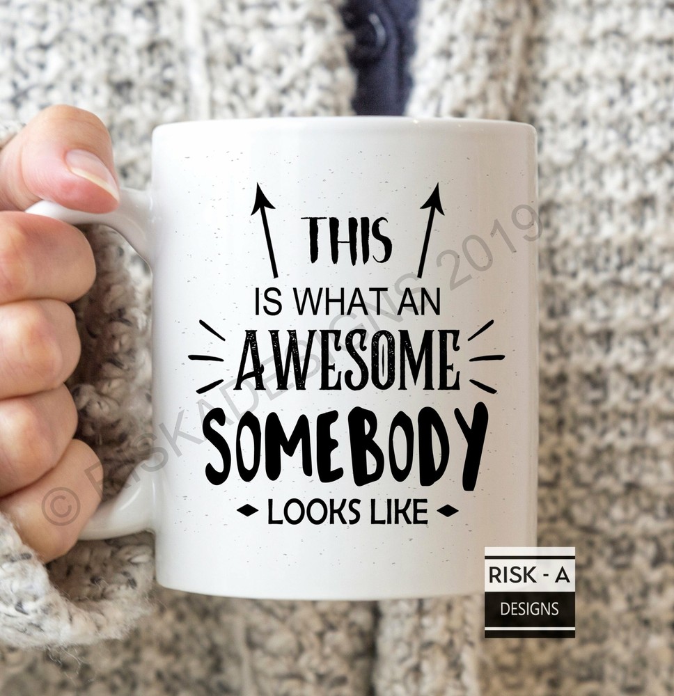 Personalised Awesome Mug Personalised Gift Personalised Birthday Gift Mens Gift