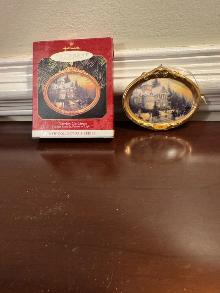 Hallmark Keepsake 1997 Thomas Kincade Victorian Christmas Ornament