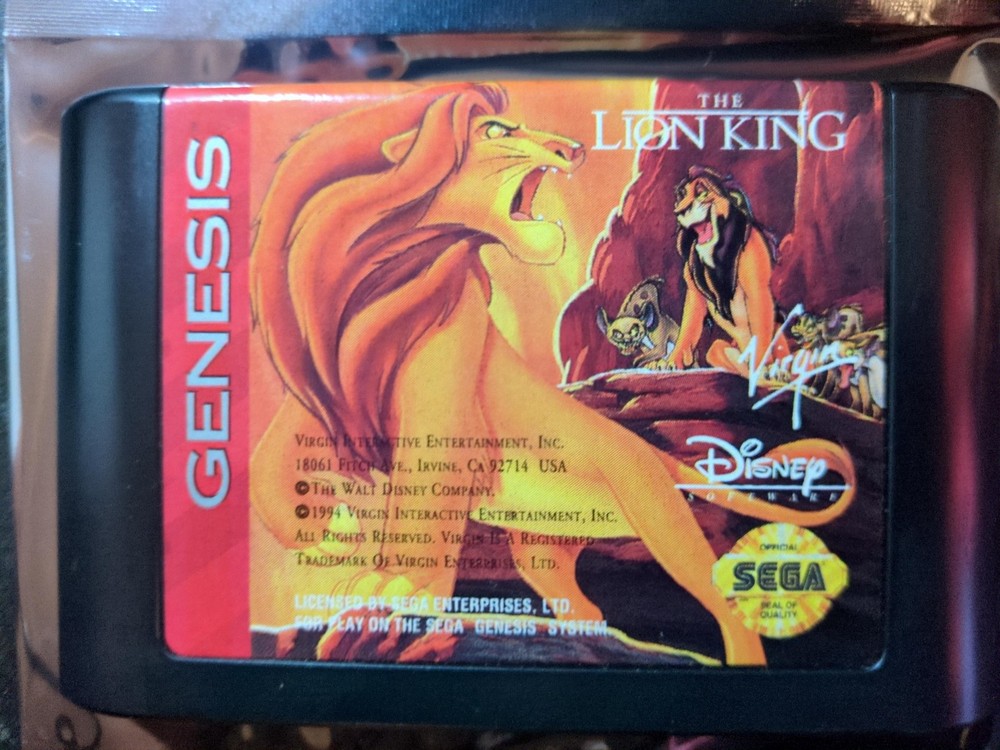 The Lion King, Genesis - Cartridge Only