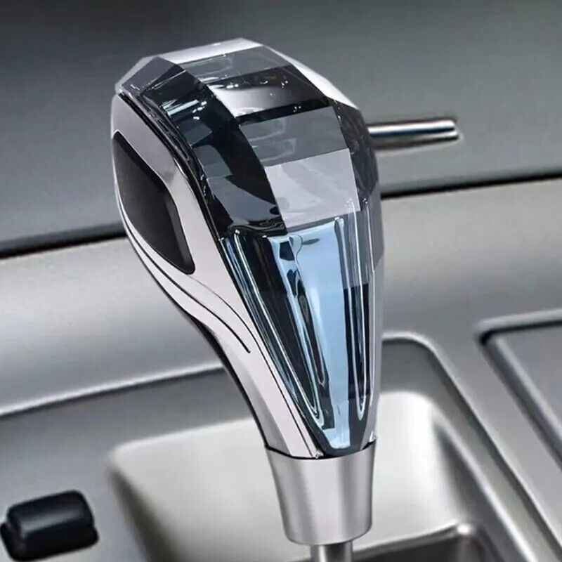1x Universal Car Crystal Handle Gear Shift Knob with LED for Toyota Lexus Mazda