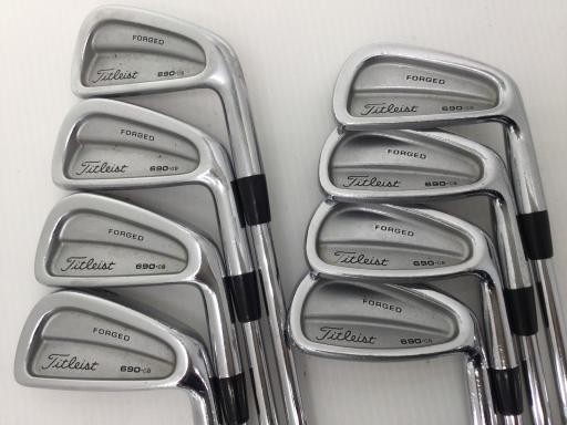 Titleist FORGED 690 CB Iron Set 3-9+PW DG S300 Stiff Flex RH 8pc Used