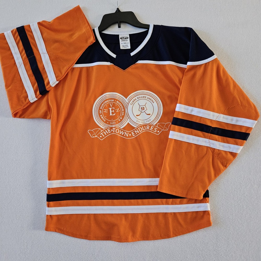 Clark Gillies Athletic Knit Hockey Jersey Mens Medium NY Islanders Vintage Style