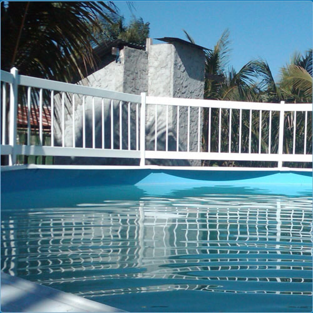 Premium Resin Safety Pool Fence Base for Above Ground Pools by Aqua Select