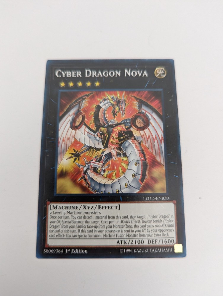 Cyber Dragon Nova LEDD-ENB30 1st Ed Legendary Dragon Decks Ultra Rare-image