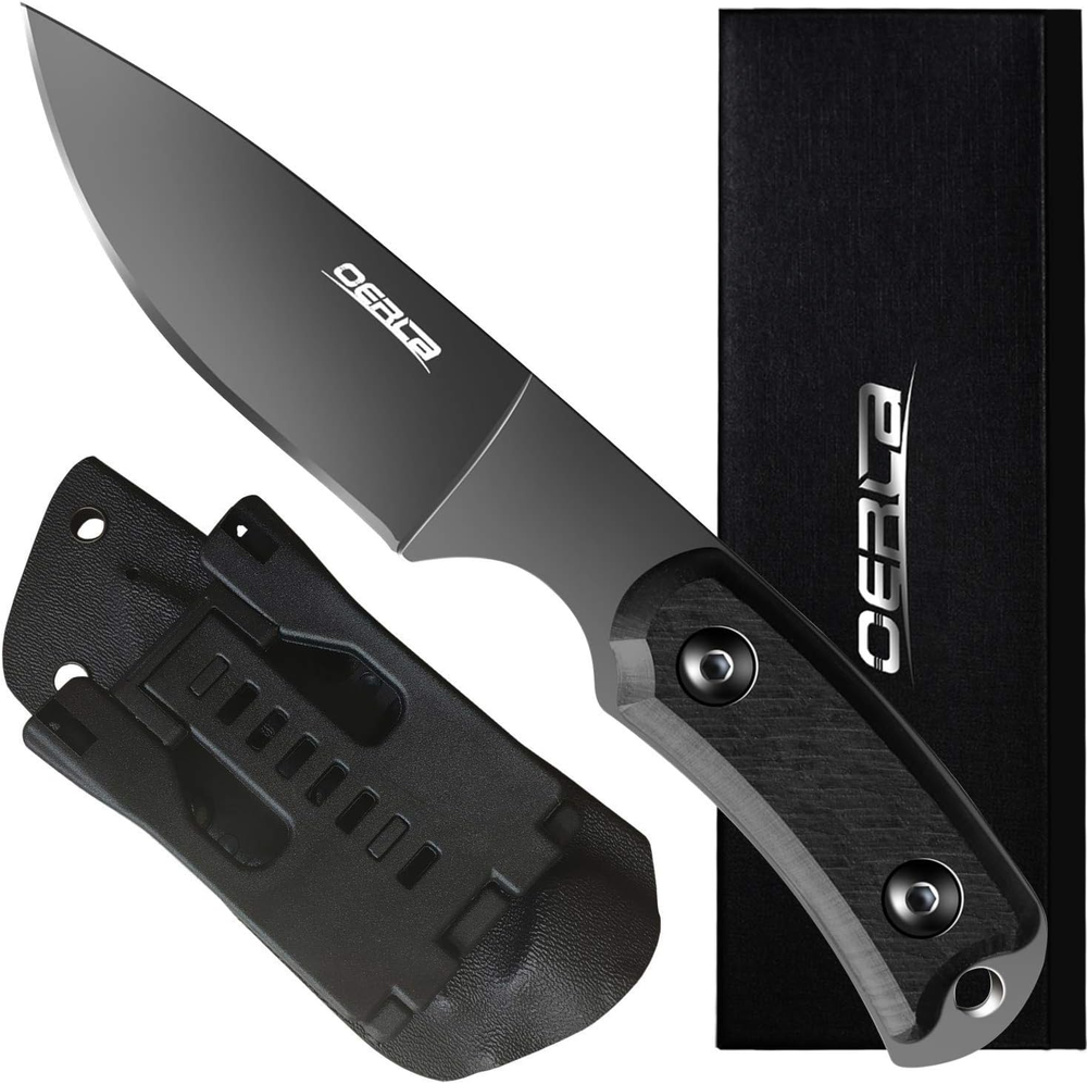 TAC-1011 420HC Steel Fixed Blade Tactical Outdoor Survival Field Knife Camping Tool