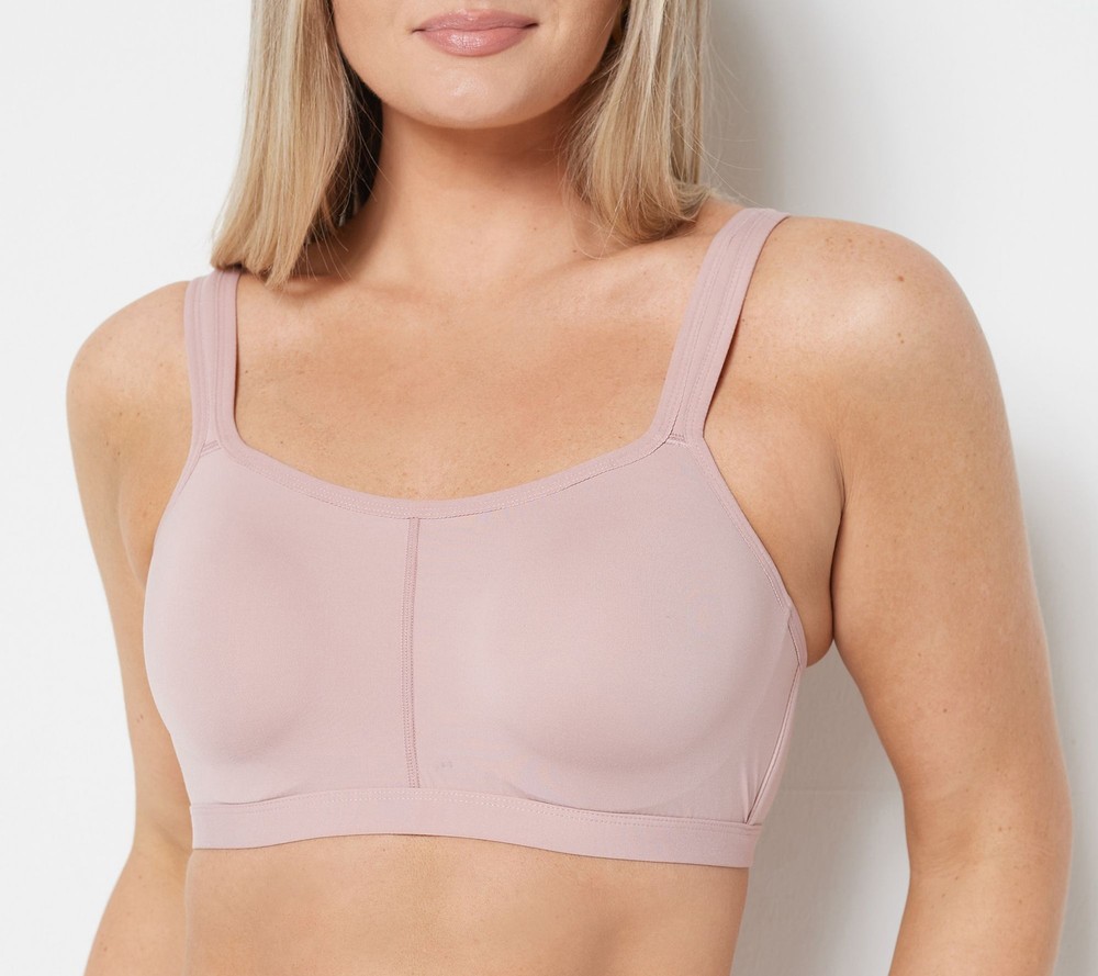 Breezies Women's Bra Sz 40D  Comfort Z Full Coverage Underwire Pink A469037