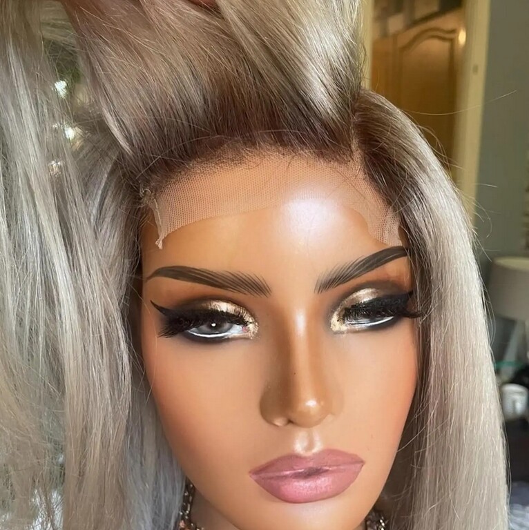 Ombre Blonde Human Hair Wigs 13x4 Lace Front Wigs for Women