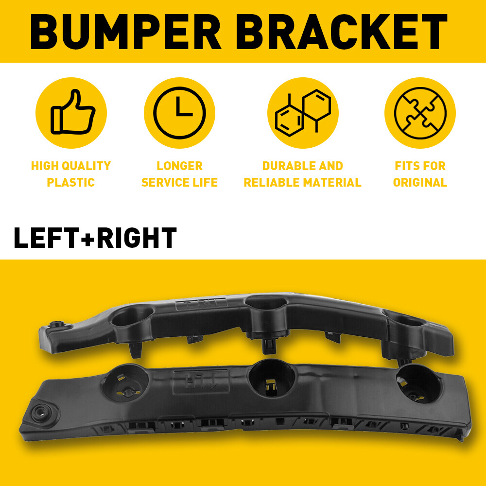 2014-2019 Nissan Rogue SUV Front Bumper Bracket Beam Mount Support 2PC Set