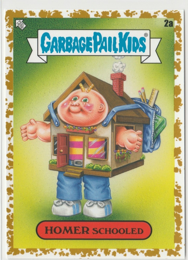 SP 29/50 Fool's Gold Homer Schooled Garbage Pail Kids GPK 2020 Late School Series 2a