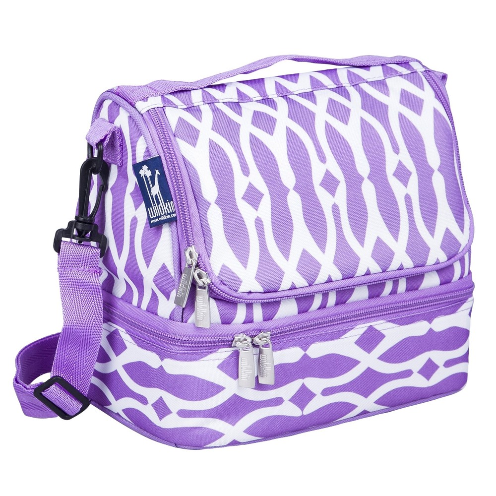 Insulated Two-Compartment Kids Lunch Bag for School and Travel - Wishbone Design