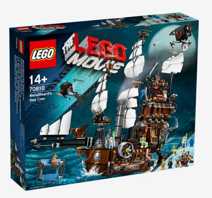 NEW Lego 70810 Movie MetalBeard’s Sea Cow 14+ sealed No Tariffs In US
