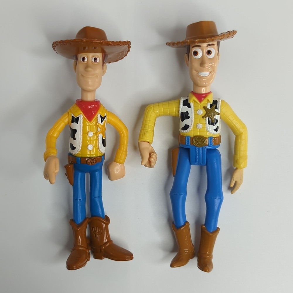 McDonalds & Burger King Toy Story Happy/Kids Meal Sheriff Woody Toy Lot Of 2