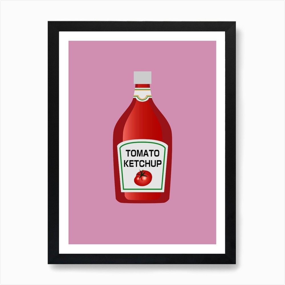Tomato Sauce, Kitchen, Condiment, A Framed Wall Art Poster Canvas Print Picture